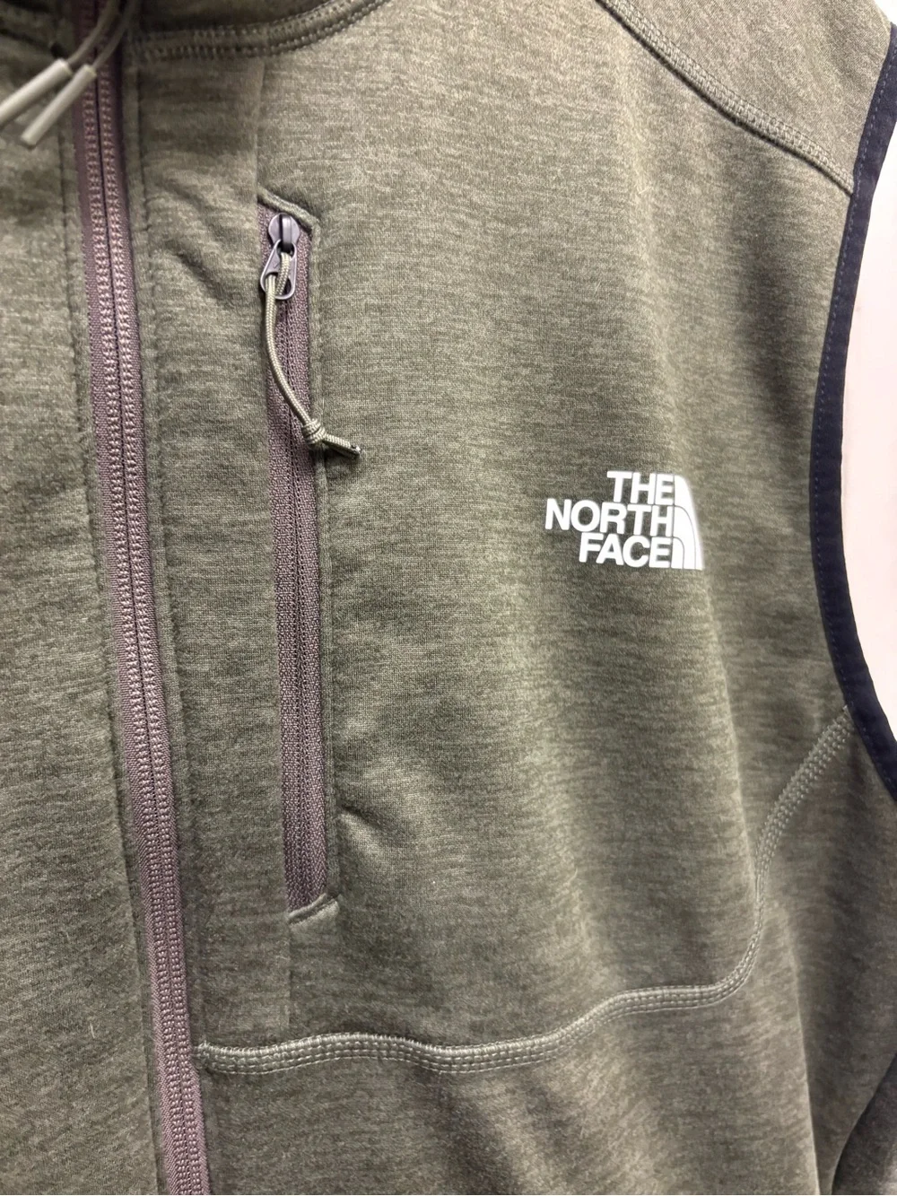 The North Face Canyonlands Fleece Men’s Vest Size XXL Thyme Heather